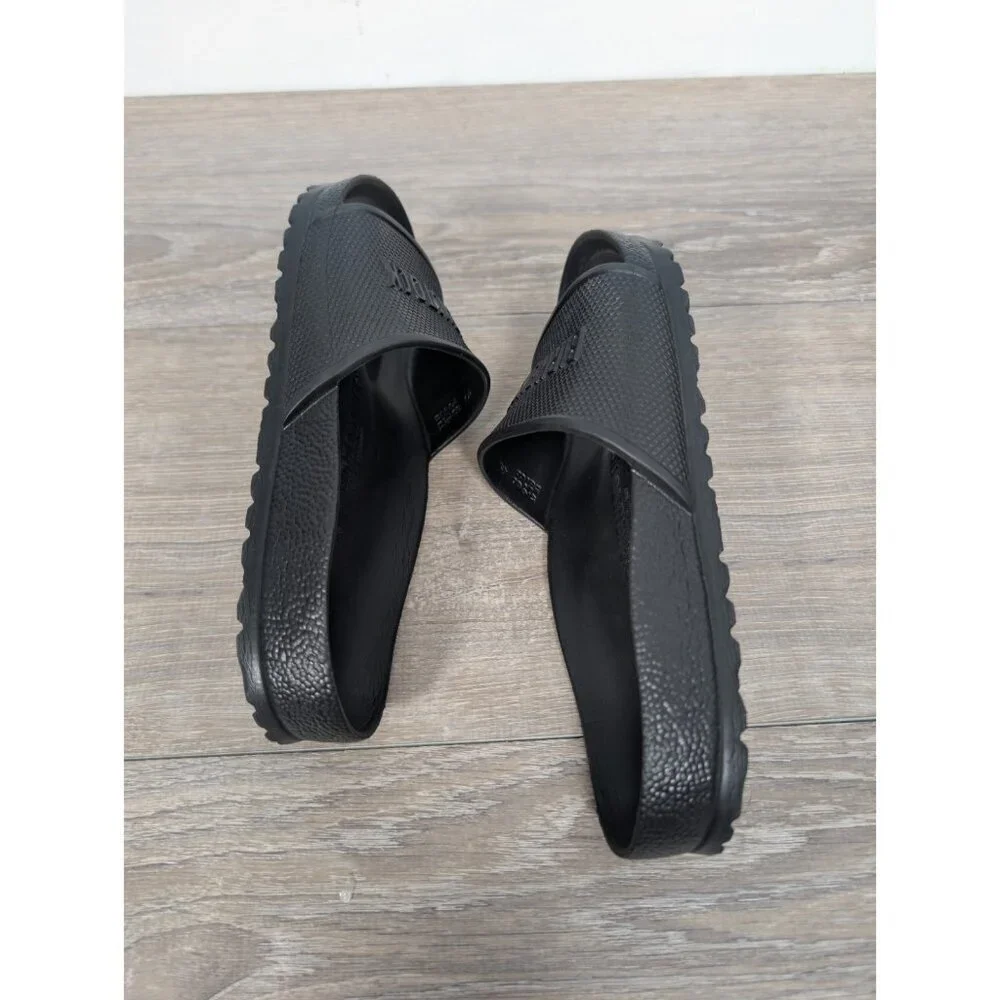 Birkenstock Barbados Essentials EVA Black Slide Sandals Unisex Women 7/Men 5